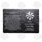 ARMY Personalized Officers Creed Engraved Slate Plate