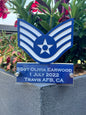 SSGT - Air Force Engraved Standing Name Plate