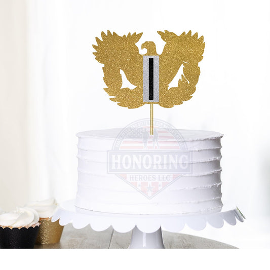 CW5 - ARMY Warrant Officer Rank Rising Eagle Cake Topper/Centerpiece