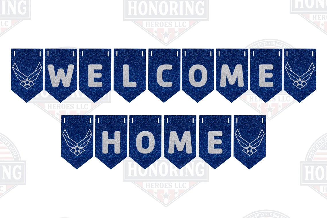 USAF Welcome Home Banner